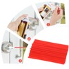 TIESOME Spray Can Straws, 100 PCS Red Extension Straws for