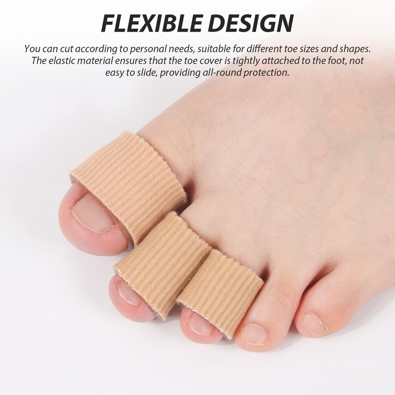 5-Piece Toe Covers, Toe Protectors, Toe Separators, Wear-resistant Toe Covers,