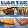 MCTRHG Gloss Varnish for Acrylic Painting, Artist's Acrylic Varnish, Non-Yellowing,