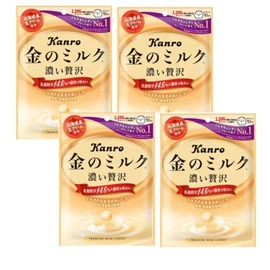 Kanro Premium Milk (4 bags, 2.8 oz (80 g) milk)