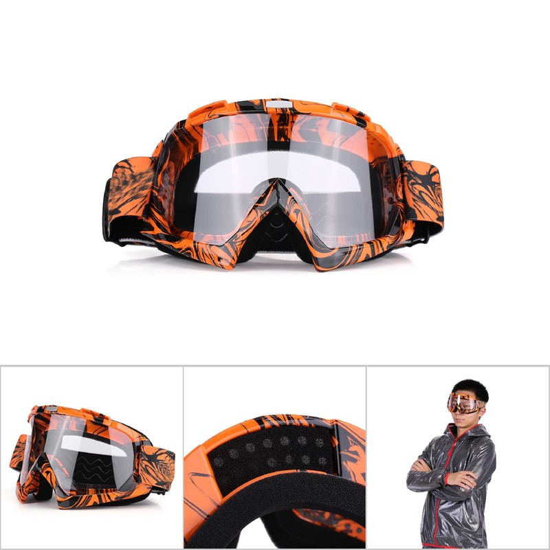 Motorcycle Motocross Off Road Dirt Bike Racing Goggles Glasses Eyes