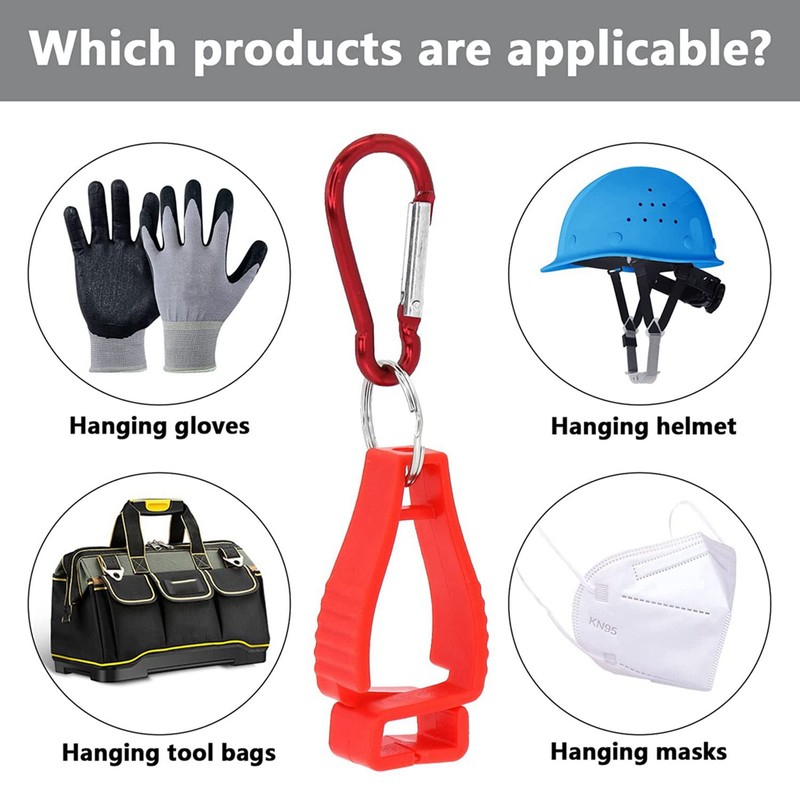 18Pcs Glove Clips for Work Glove Holders Glove Belt Clip