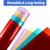 LEOBRO Plastic File Folders for Documents, 4 PCS File Folders,