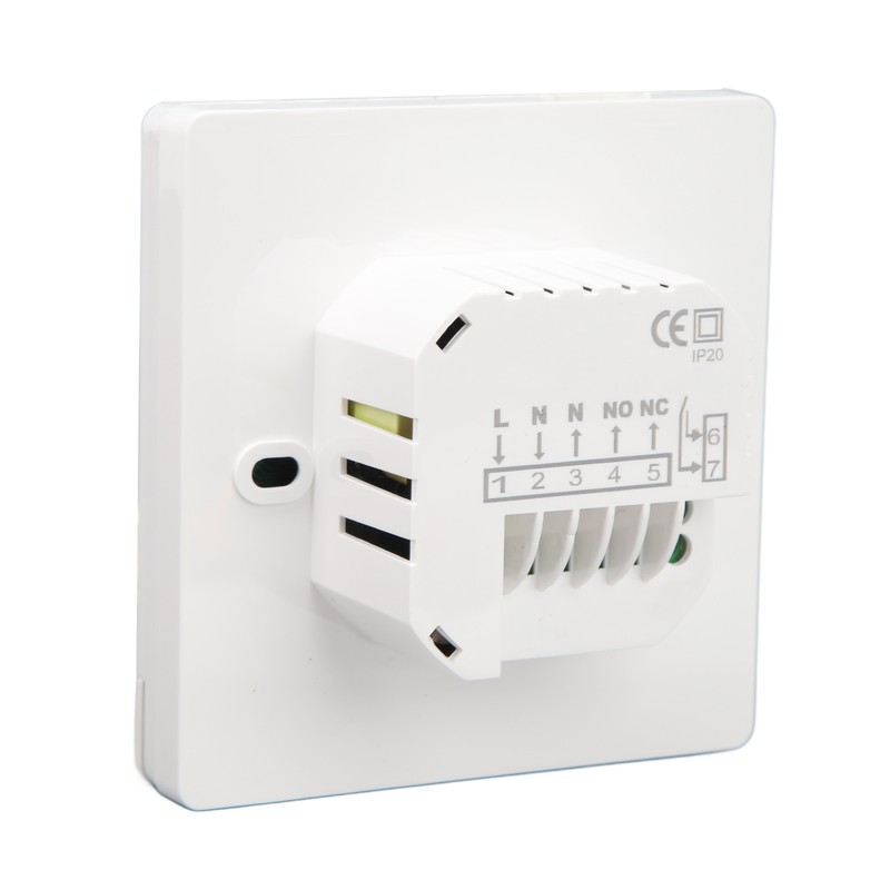 Floor Heating Thermostat LCD Display Touch Control Intelligent Timing Programmable