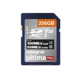 Integral SD Karte 256GB 4K Ultra-HD Video Premium High Speed Speicherkarte SDXC Bis zu 100MB/s SDXC V30 UHS-I U3 Class 10 SD Speicherkarte SD Card