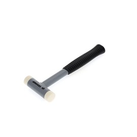 Gedore 8828950 Non-Rebound Soft Hammer, Diameter 30 mm, Steel Tube Handle, Interchangeable Polyamide Heads