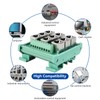 RJ45 8p8c Jack 9-Way Buss Board, Din Rail Mount Ethernet