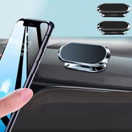 MQAPZLS Phone Holder for Car Magnetic Mount with 360° Rotation, Universal Magnet Mobile Phone Mount Dashboard Cradle（2 Pairs）, Redmi, Xiaomi, etc. Suitable for Most Smartphones