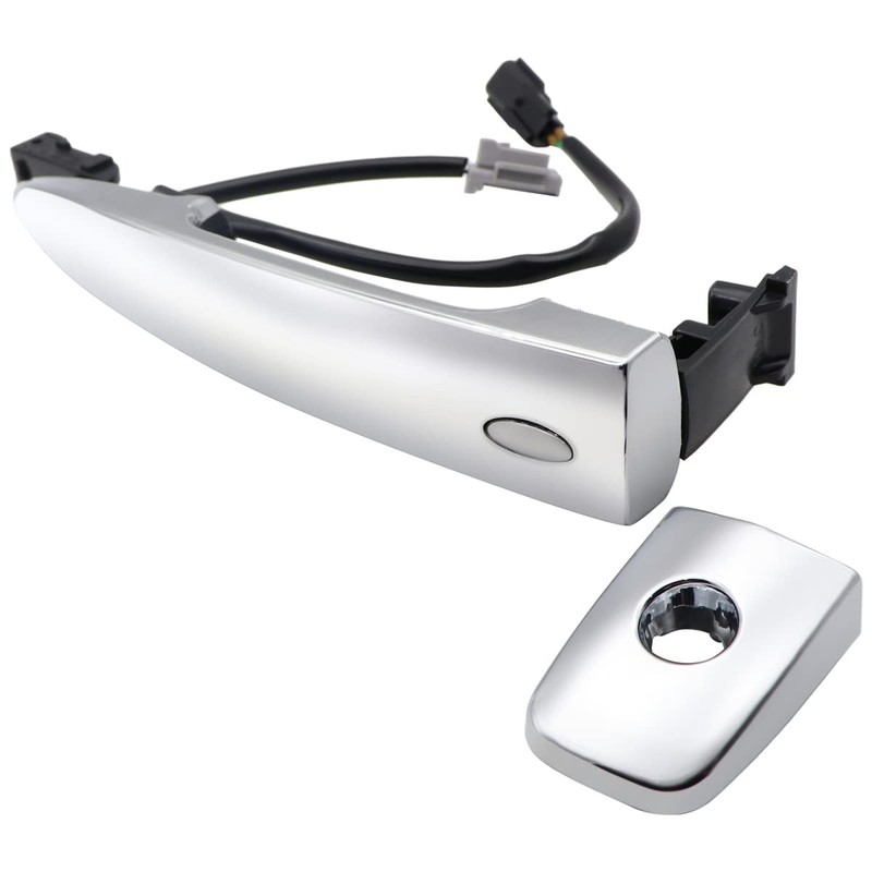 XQSMWF Front Exterior Chrome Door Handle Left LH Compatible with