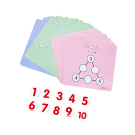 perfeclan Mathematische Nummer Array Matching Game Puzzle Game Elementary Math Training Lernaktivitäten für Innenräume im Freien im Freien im Freien