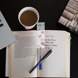 Acrylic Blank Bookmark, BetterJonny 40Pcs Clear Craft Bookmark Acrylic Book Markers with 48Pcs Bookmark Tassels and 30Pcs Ropes Unfinished Rectangle Book Marker Tags for DIY Projects and Present Tags