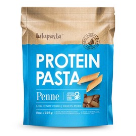 High Protein Pasta, 19g, Made with Lupin Flour & Sunflower Flour, 4g Net Carb, Gluten Free, Keto Pasta, Low Carb, by lulupasta (Penne, 1 Pack)