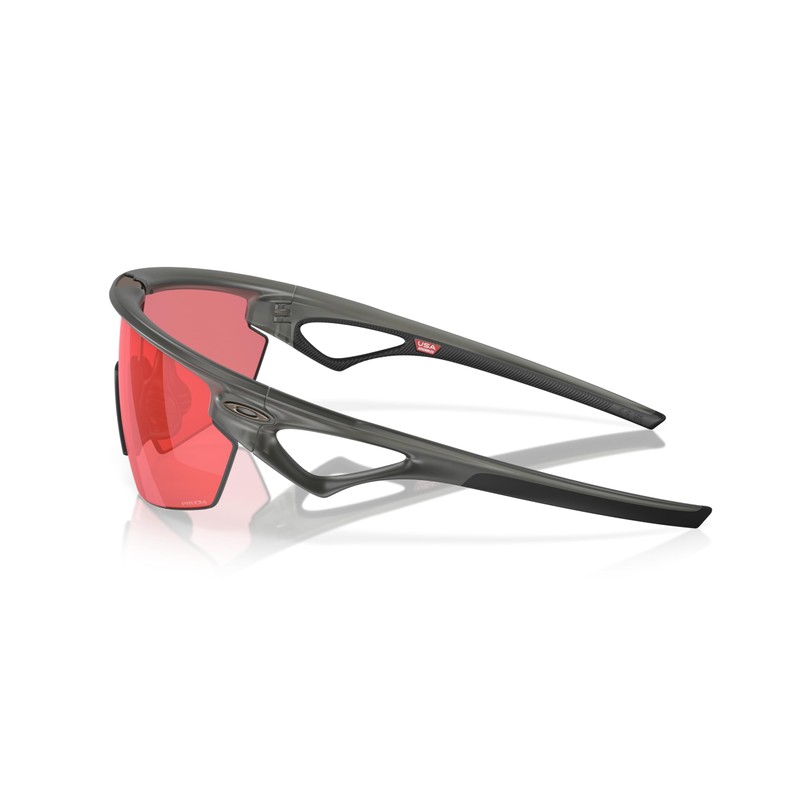 Oakley OO9403 Sphaera Polarized Rectangular Sunglasses, Matte Grey Smoke/Prizm Trail