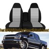 Fioqe Front 60/40 Split Bench Seat Covers with Console Armrest