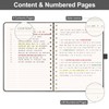 EMSHOI Spiral Notebook College Ruled, A5 Small Hardcover Leather, 140