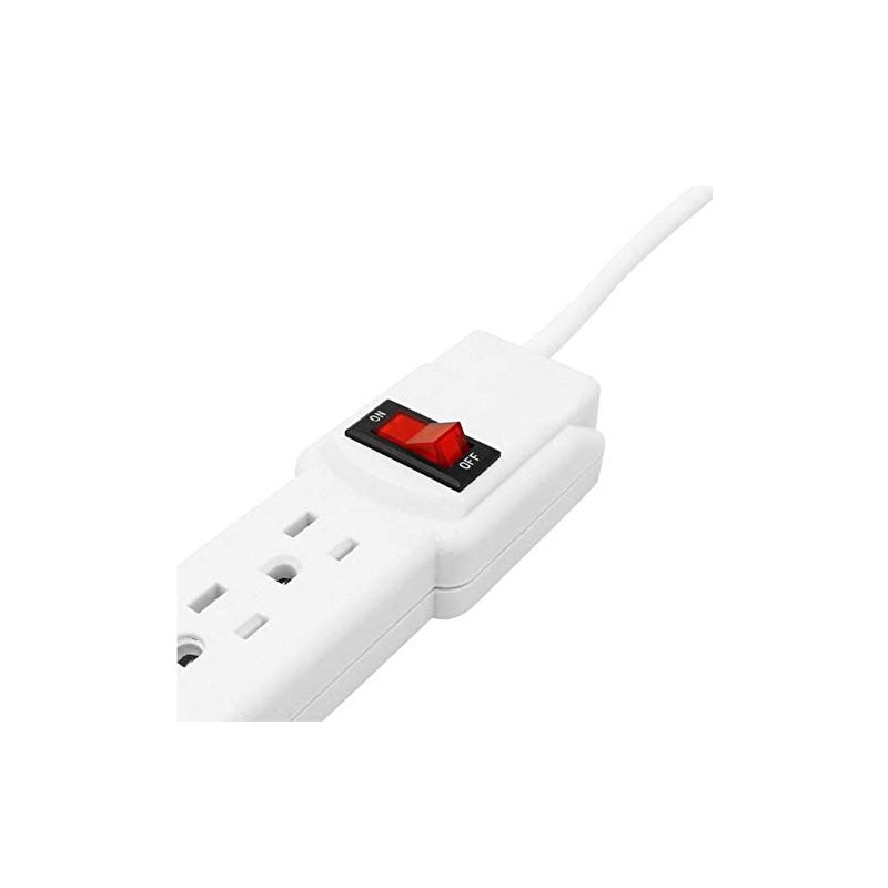 Santul Barra multicontacto de 6 entradas, Cable de : 0.6m
