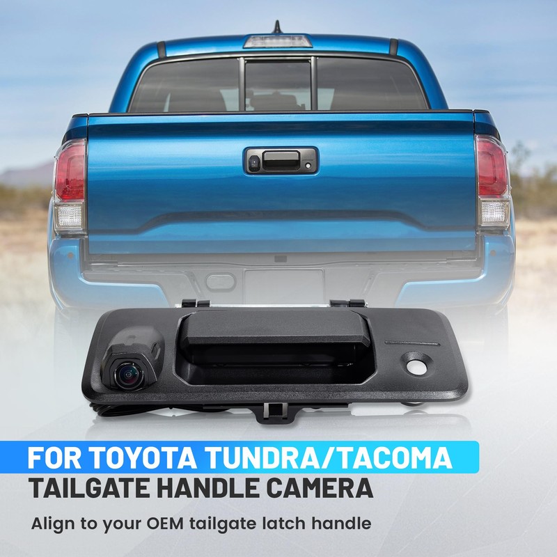EWAY Tailgate Handle Backup Camera for 2014-2019 Toyota Tundra 2016-2020