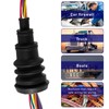Suvnie 4 PCS Universal Firewall Boot, Rubber Grommets Can Accommodate