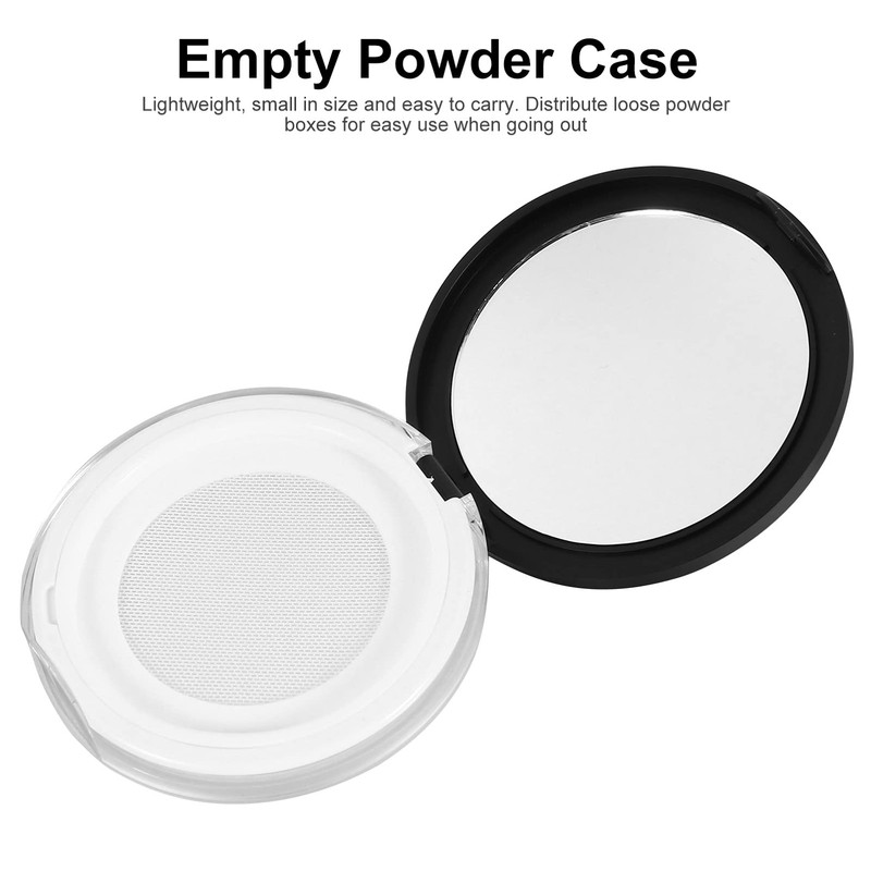 2pcs Box Loose Powder Box 5g Powder Case Mat Plastic