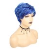 Peluca Corta Estilo Pixie Fchw, Pelucas Sintéticas Para Mujer, Pelucas