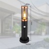 GLOBO LIGHTING Floor Lamp Outdoor Lighting Base Light Smoke Copper