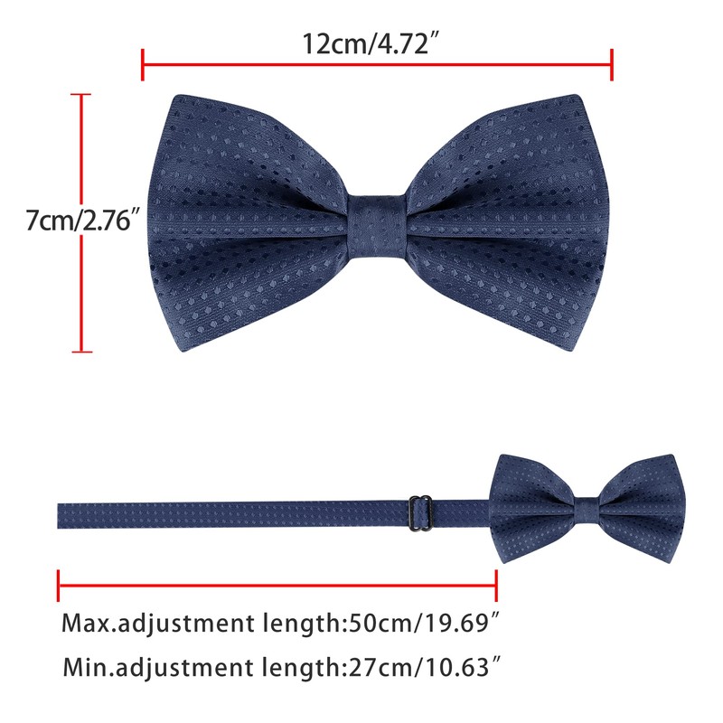 Allegra K One-Touch Bowtie, Polka Dot Pattern, Adult, Formal Bowtie,