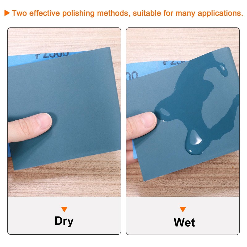 sourcing map 15pcs Sandpaper 150 Grit 9 x 11 Inch