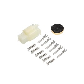Amon 4857 Coupler 6 Poles (with Lock), Type 110, Set of 1, with Interference Noise Prevention Tape, Sales Route Limited Item
