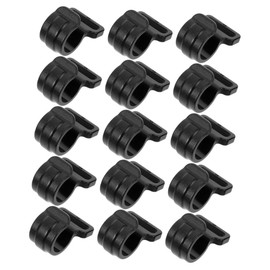 GRIRIW 15pcs Durable Plastic Tent Pole Hooks Lightweight Tent Accessories for Outdoor Camping Hiking Fishing and Picnics Strong Bearing Capacity for Various Uses
