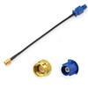 Fakra C to SMA Coaxial Cable 30cm RG174 GPS Antenna