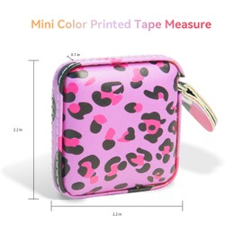 Aaymoous Tape Measure Body Measuring Tape，Mini Tape Measure Retractable Soft Tape Measure for Sewing Cloth Fabric Body Measurements，Fabric Tape Measure Clothing Measuring Tape Print