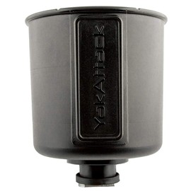 YakAttack Black MultiMount Cup Holder | Track Mount Drink Holder for Kayaks & Boats | Compatible with GearTrac & MightyMount | Secure & Versatile | Made in The USA