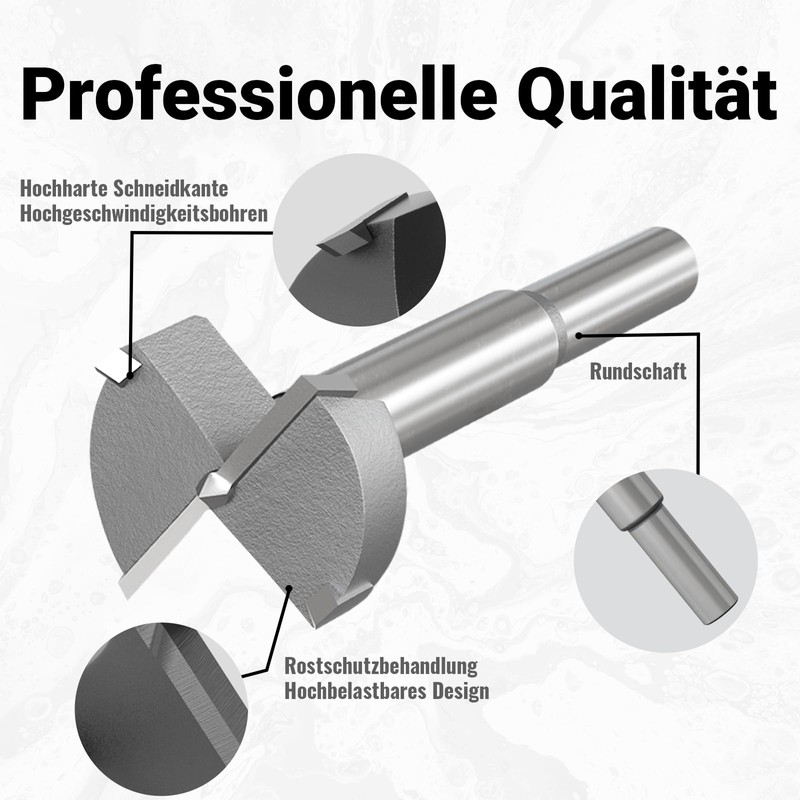 CSOOM Forstner Drill Bit 30 mm - Forstner Drill Bit