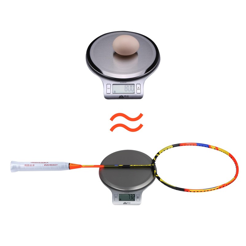 YPyroblaze Graphite Badminton Racket Set - 4 Pre-Strung 6U Super