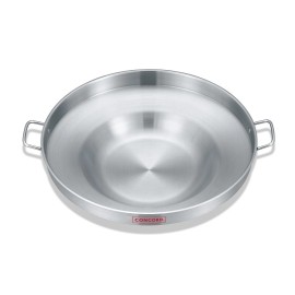 CONCORD Stainless Steel Comal Frying Bowl Cookware (22")