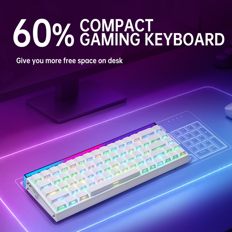 Aula Hero 68 HE 60% Gaming Keyboard Wired, Hall Effect
