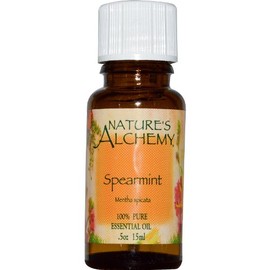 Neem Aura - Nature's Alchemy - Spearmint Essential Oil.5 fl oz Oil