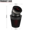 NIBBI Motorcycle Air Filter 42 mm for Moped Scooter ATV