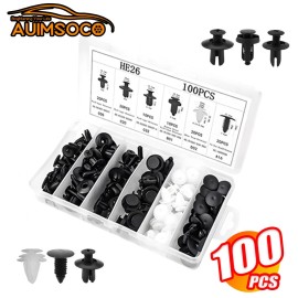 Unbranded 100X For Dodge Car Box Set Bumper Fender Liner Push Type Retainer Clips Fastener