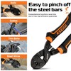 KSEIBI 8-Inch Mini Bolt Cutters Heavy Duty - Compact Bolt