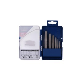 Century Drill & Tool 73214 6-Piece Square Flute Screw Extractor Set, #1 - #6, for Extracting Broken Screws and Bolts Without Damaging Threads