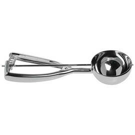 The Vollrath Company 4 Ounce Size 8 Stainless Steel Round Squeeze Disher (13-0631) Category: Dishers