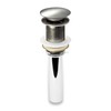 Luxier DS01-TB 1-5/8 in. Brass Bathroom and Vessel Sink Push
