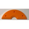 Century Tail Bone Style Skateboard Skid Plate, 6.0 inch (Orange)