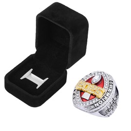 2025 Fantasy Football Championship Ring Award Prize Trophy Sports Winner FFL Champion Ring With Box (size 12 with free box)