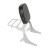 Backrest Detachable Sissy Bar W/Luggage Rack Backrest Compatible with Kawasaki