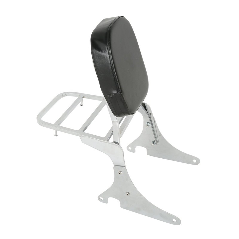 Backrest Detachable Sissy Bar W/Luggage Rack Backrest Compatible with Kawasaki