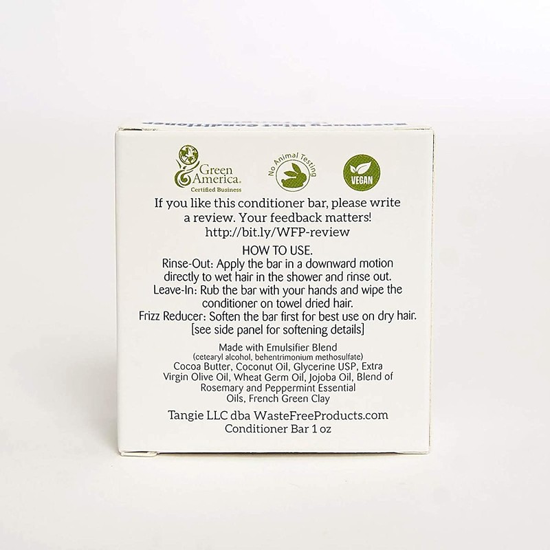 Natural Rosemary Mint Solid Conditioner Bar Soap