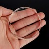 Glass Palette Cosmetic Mixing Plate Reusable Smooth for Nail Salon