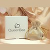 QueenBee 14K Gold 925 Adjustable Pearl Ring | Trendy Open